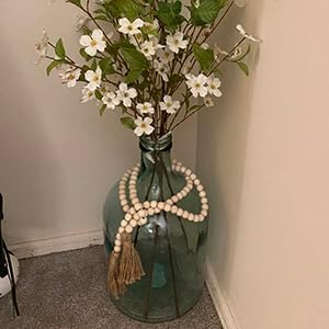 Wood Bead Garland / 60 x 4