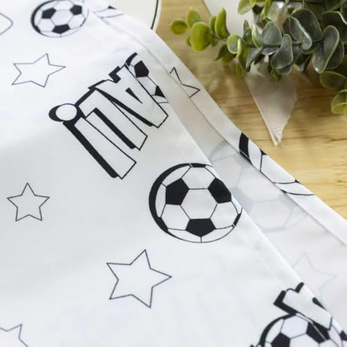 PLOYMONO Soccer Cloth Napkins - 8 Pack 17" x 17" Washable Polyester Napkins