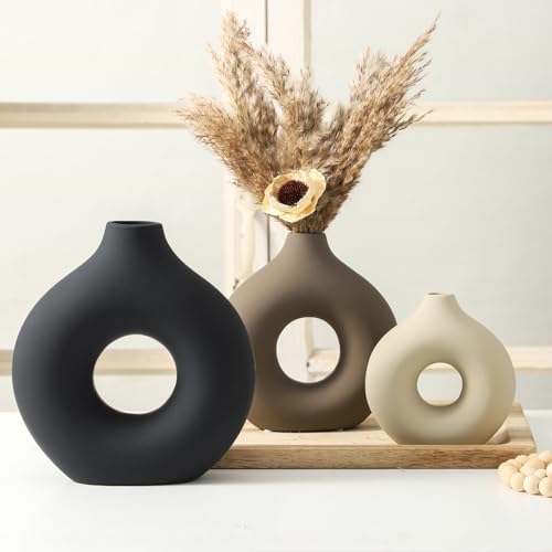 Ceramic Vase Home Table Decor / Classic / Set of 3