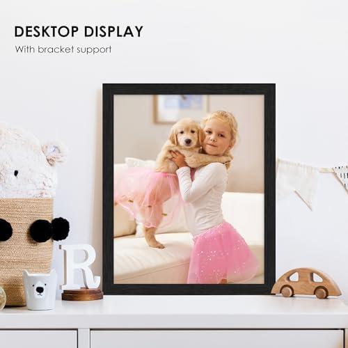 Picture Frame / Picture Frames / Black / 8 x 10 / Set of 6