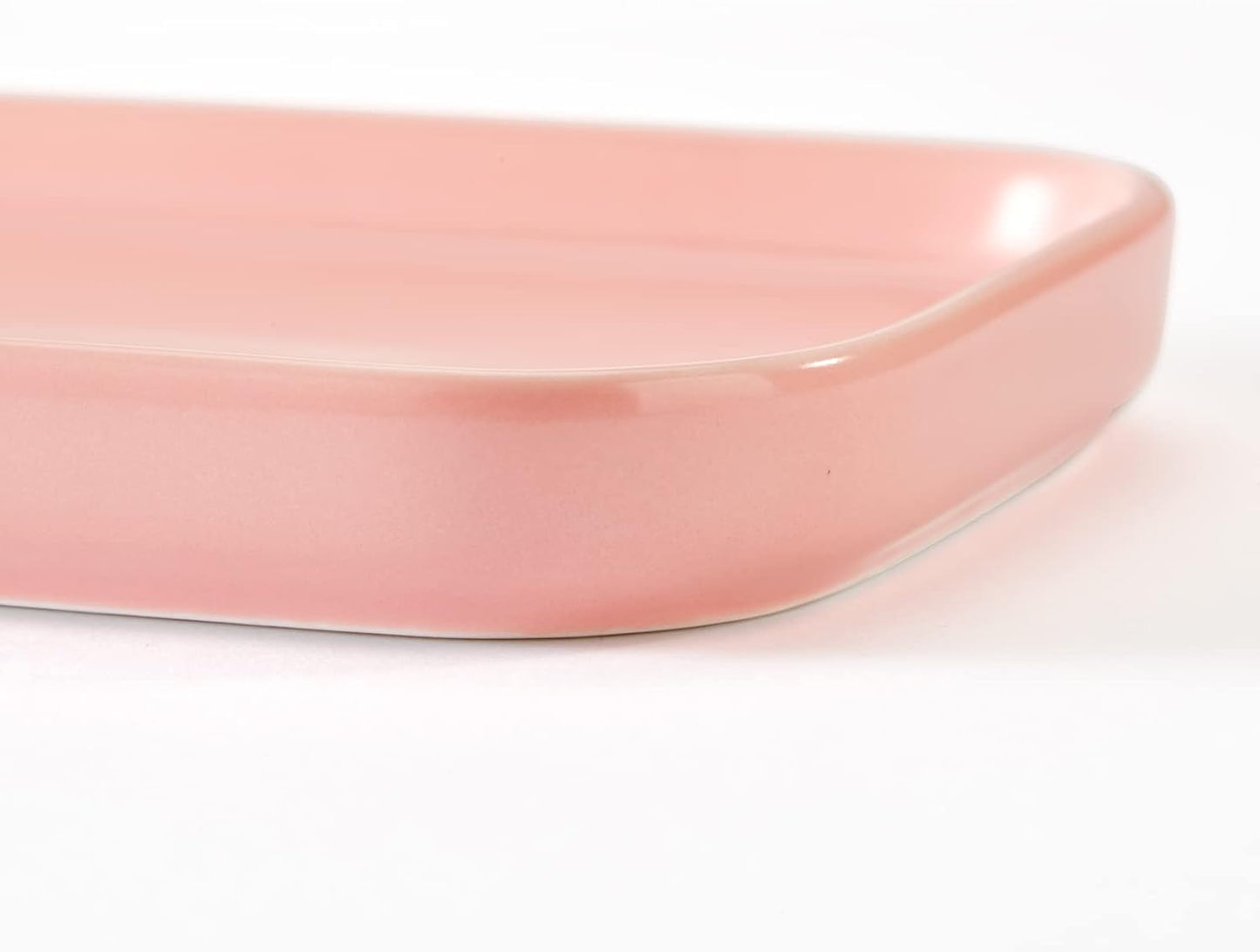 Ceramic Bathroom Tray / Pink