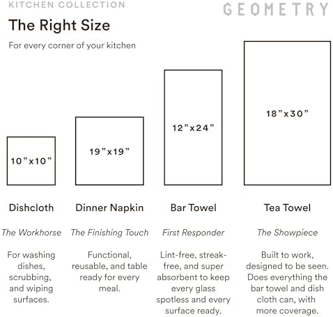 GEOMETRY Kitchen Towels - Quick Dry Microfiber Cloth Dish Towels for Kitchen Drying - Premium Quick Dry Towel - Trick, 18" x 30" - 1 Piece