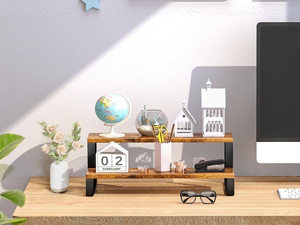 Wooden Display Riser Stand / 2 Tier
