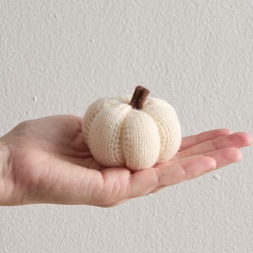 Your Heart's Content Mini Knit Pumpkins (Cobblestone 5)