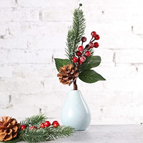 Boao 12 Pcs 11'' Large Christmas Pine Picks Tree Decoration