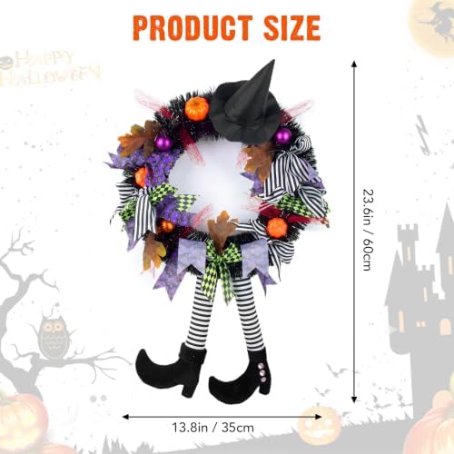 SHAVINGFUN Halloween Wreath-Halloween Wreaths for Front Door