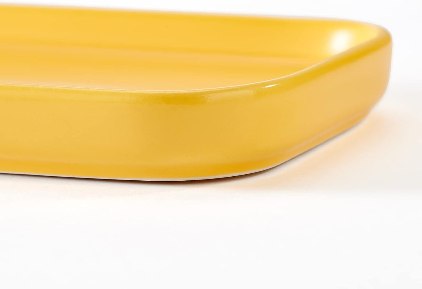Ceramic Bathroom Tray / Yellow
