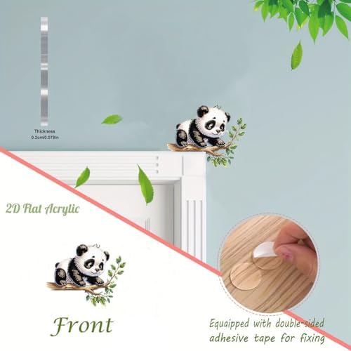 DIY Diamond Art Painting Animal Door Corner Decor, PVC Frame Signs with Black Cat Designs for Holiday Home, Festive Wall Hanging Gift for Family