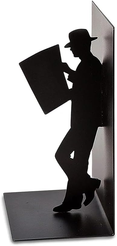 Decorative Metal Book Holder / Black