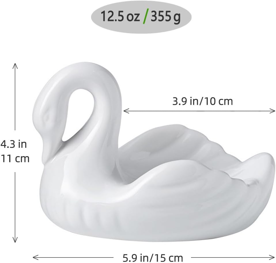 Ceramic Tray / Draining Soap Dish / White