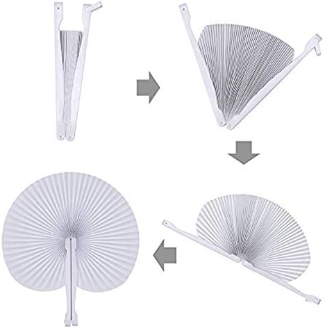 20 Pcs Chinese Paper Fans