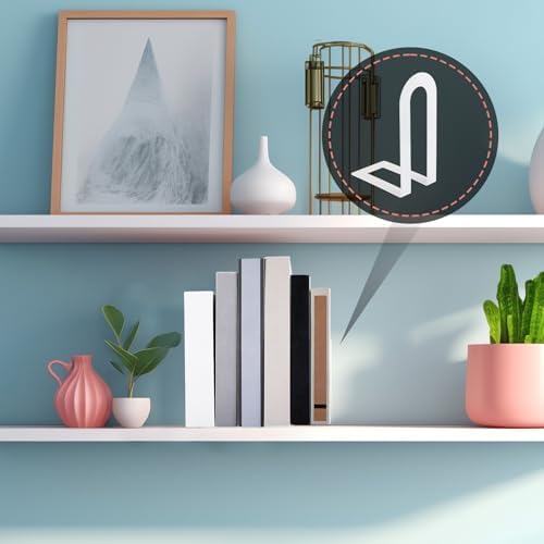 Book Ends / 5.5*3.75*2.25inch / White / Set of 6