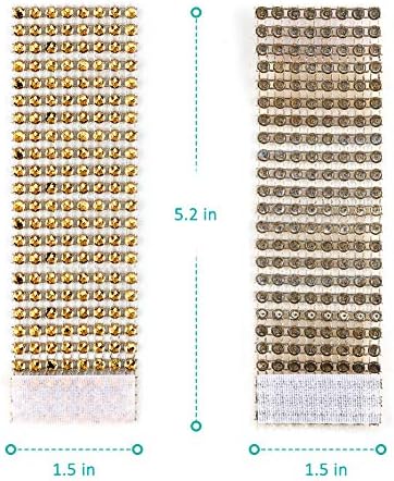 Accmor 50pcs Napkin Rings, Gold Napkin Rings Buckles