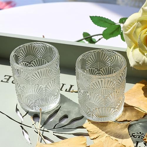 Woho 12pcs Clear Votive Candle Holders, Tealight Candle Holder for Wedding
