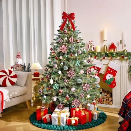 SHareconn 106 PCS Christmas Ball Ornaments for Christmas Tree Decorations