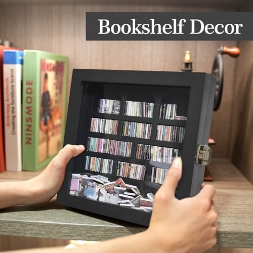 Anxiety Bookshelf Mini Books Display, Black