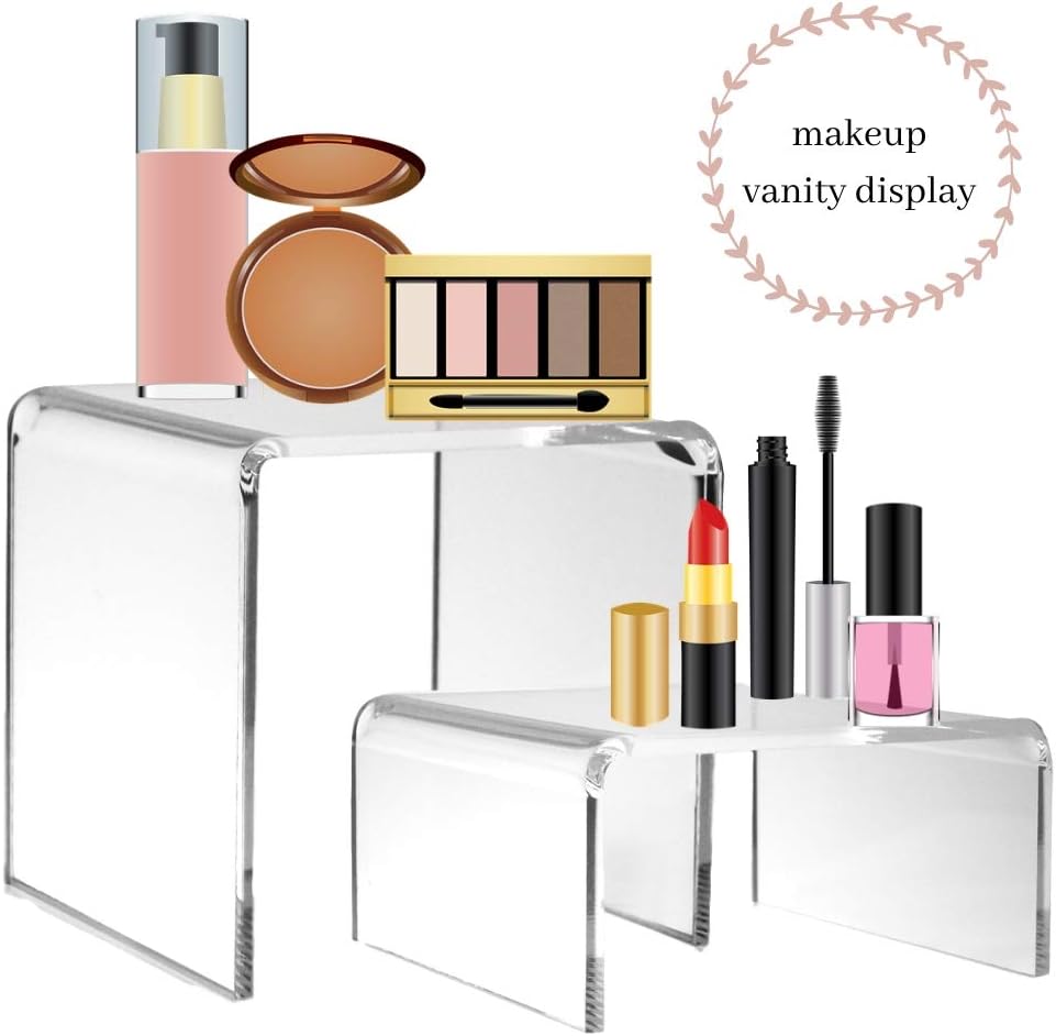 Transparent Tabletop Stands / Clear / Set of 2