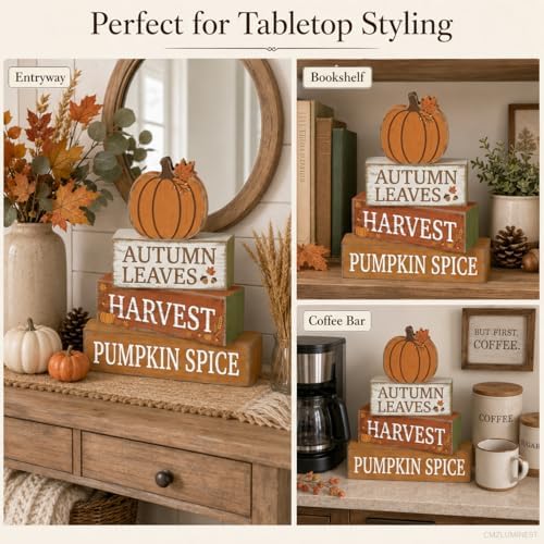 Harvest Pumpkin Fall Decor, Fall Decorations for Home