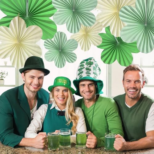 Fan Decorations for Wall Sage Green Paper Flower Fans Floral Backdrop