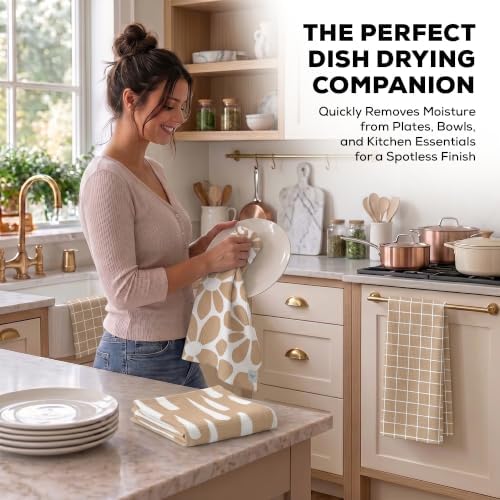 Kitchen Towels, Dish Towels for Kitchen, 3 Pc Kitchen Towel Set