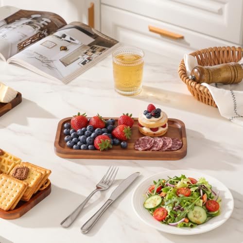 Small Wooden Tray and Platter, Mini Charcuterie Boards, 10"x5.5"