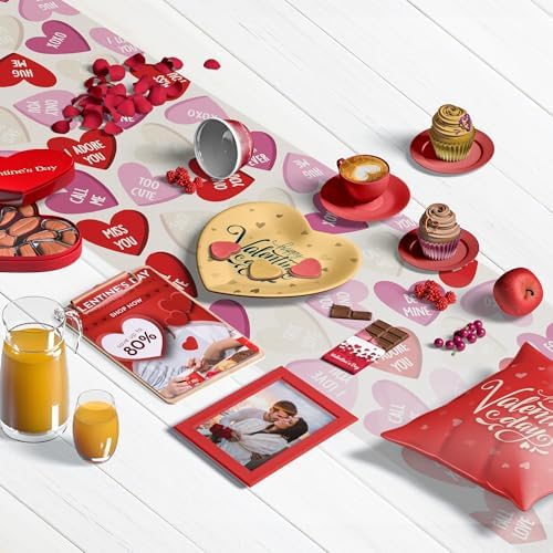 OHOME Valentines Day Decorations - Valentines Table Runner