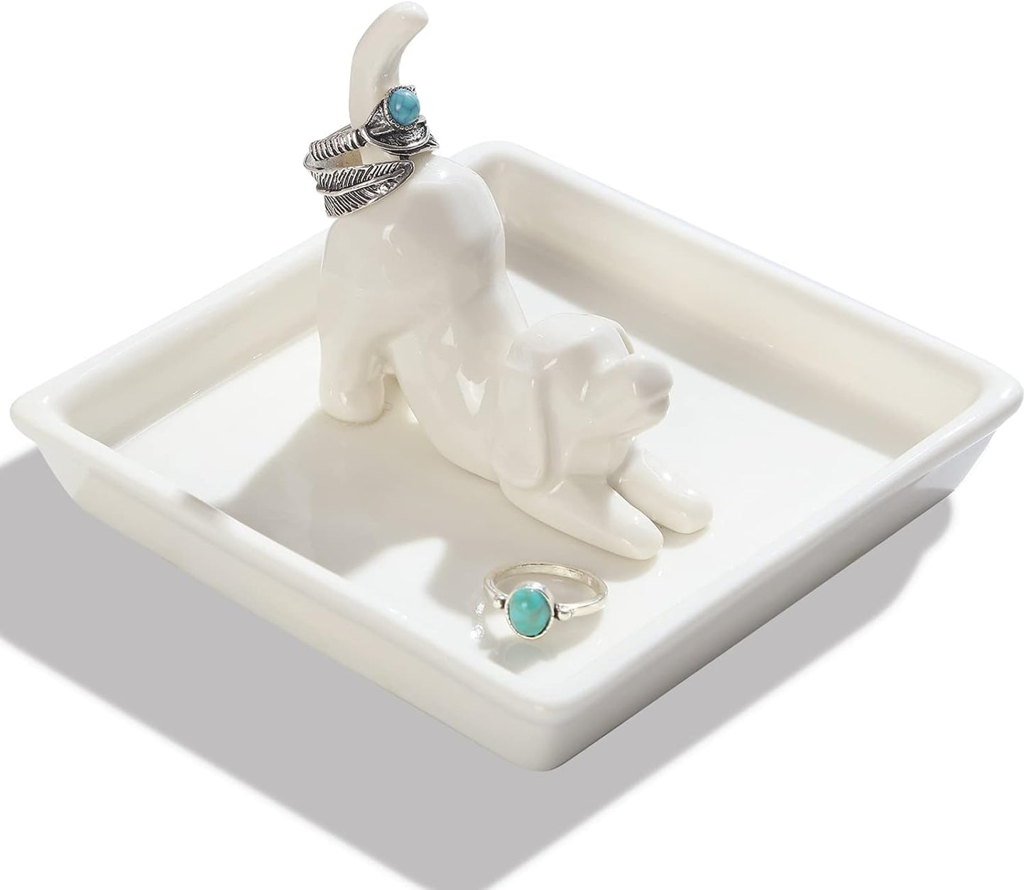 Ring Holder Dish Jewelry Holder / Dog