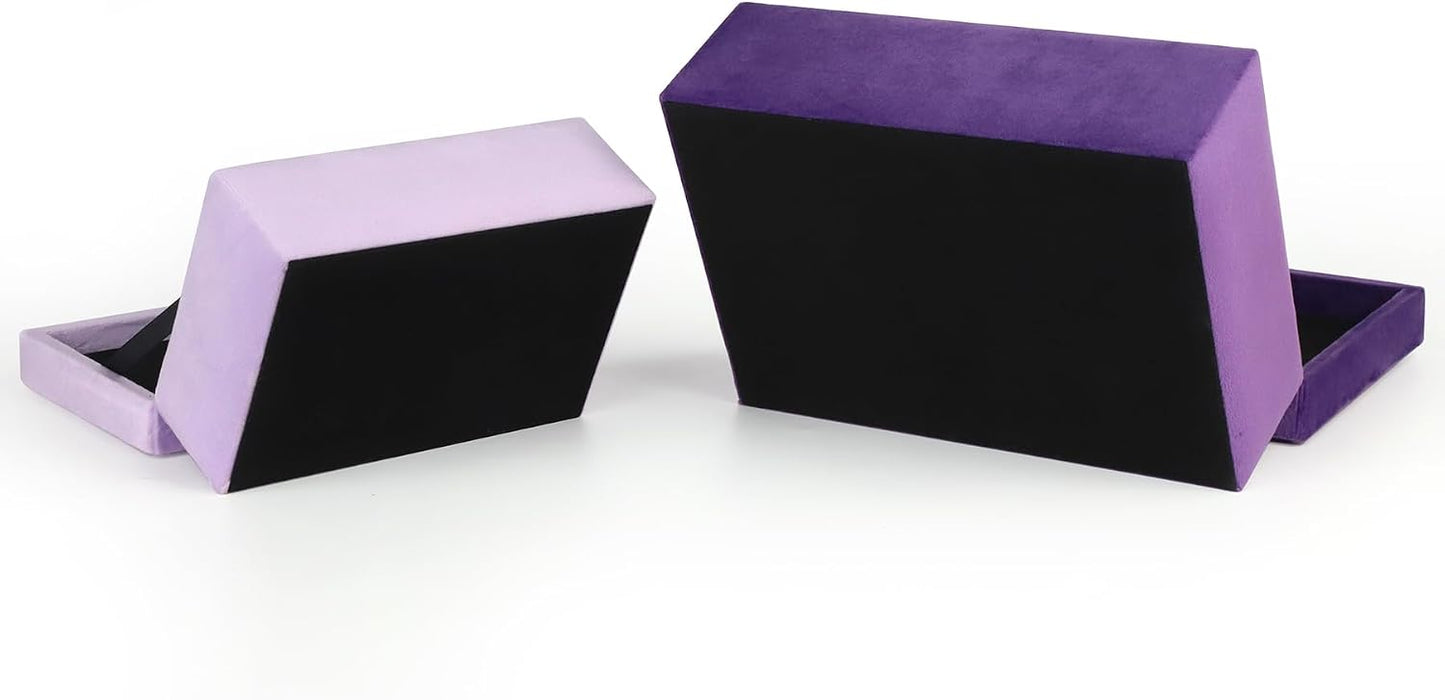 Velvet Jewelry Boxes Decorative Boxes / Purple