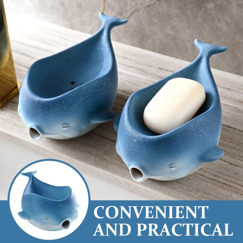 Self-Draining Design Bathroom Soap Holder Tray
