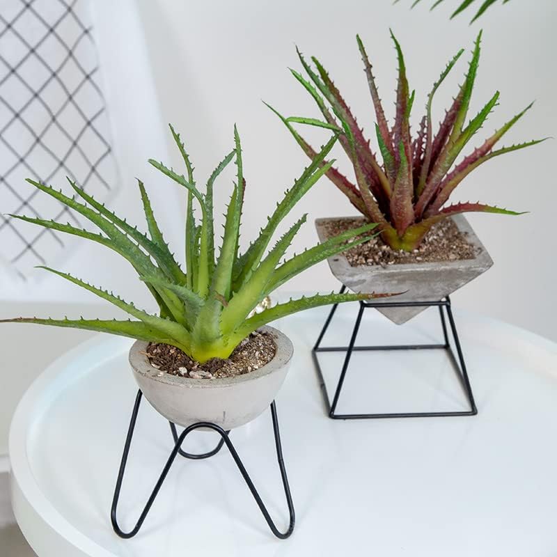 1 Piece Fake Succulent Plant Artificial Succulent Aloe Plant Realistic Texture Plastic / Green, Red