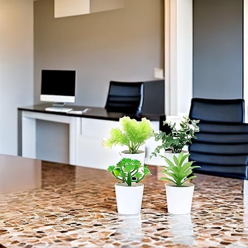 Artificial Plants Indoor / Lime Green / Set of 4