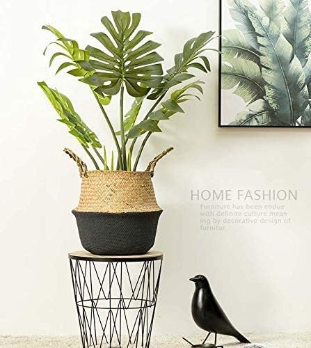 Seagrass Storage Basket / S / Black / 7 Inch