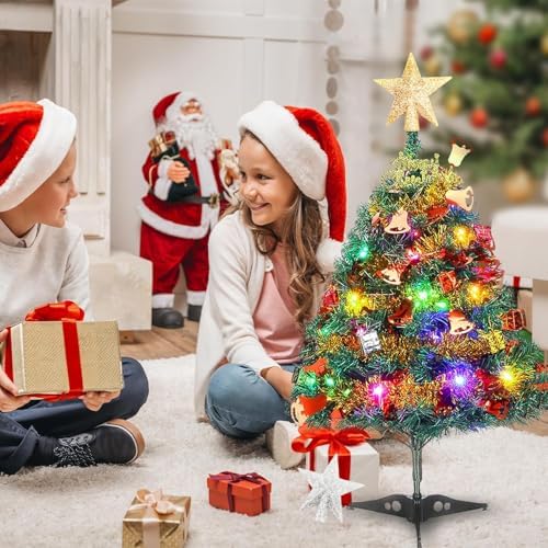 8 Pcs Mini Christmas Tree Topper Mini Star Tree Topper 1.77 Inch Christmas Star Treetop for Small Tree Christmas Holiday Ornaments Decoration (Glitter Gold Silver)