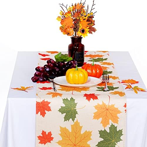 6 Pack Artificial Maple Leaves Branches Autumn Pumpkin Berry Twig Stem Orange Fall Stems Fake Artificial Flower Picks for Thanksgiving Christmas Harvest Festival Decoration DIY Floral Arrangements