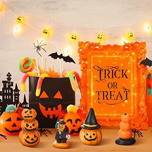 Jetec 12 Pcs Halloween Miniature Figurines for Tiered Tray Decor