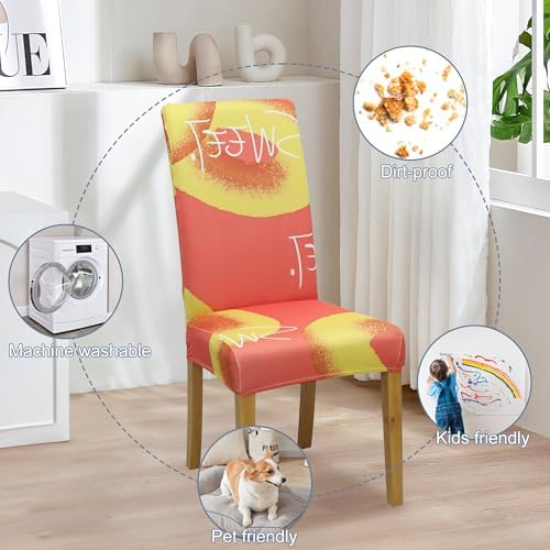 Dining Chair Covers, Stretch Seat Covers, Washable Furniture Protector