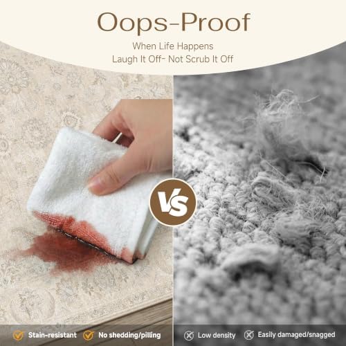 10x14 Light Cream Neutral Area Rug