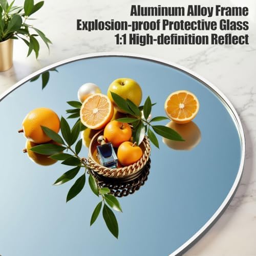Prywot Arched Full Length Mirror, 58"x18" Floor Mirror with Stand, White