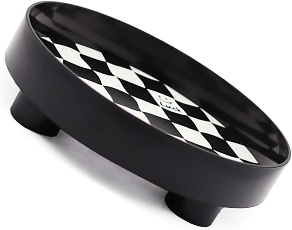 Round Storage Tray / Black L