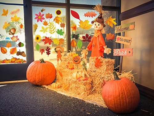Fall Decorations 324 PCS Fall Window Clings Stickers Decorations