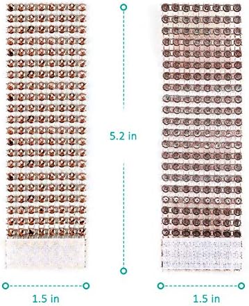 Accmor 100pcs Napkin Rings, Champagne Napkin Rings Buckles