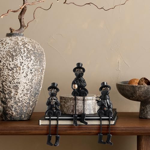 Halloween Plague Doctor Decor Shelf Sitters Dangling Legs Gothic Figurines