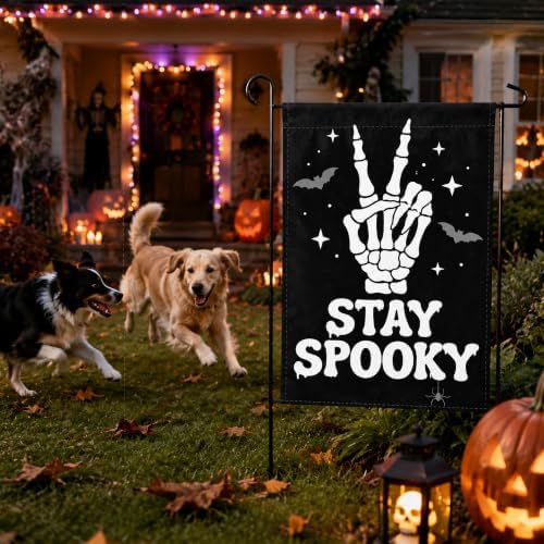 Halloween Decorations - Stay Spooky Halloween Garden Flag