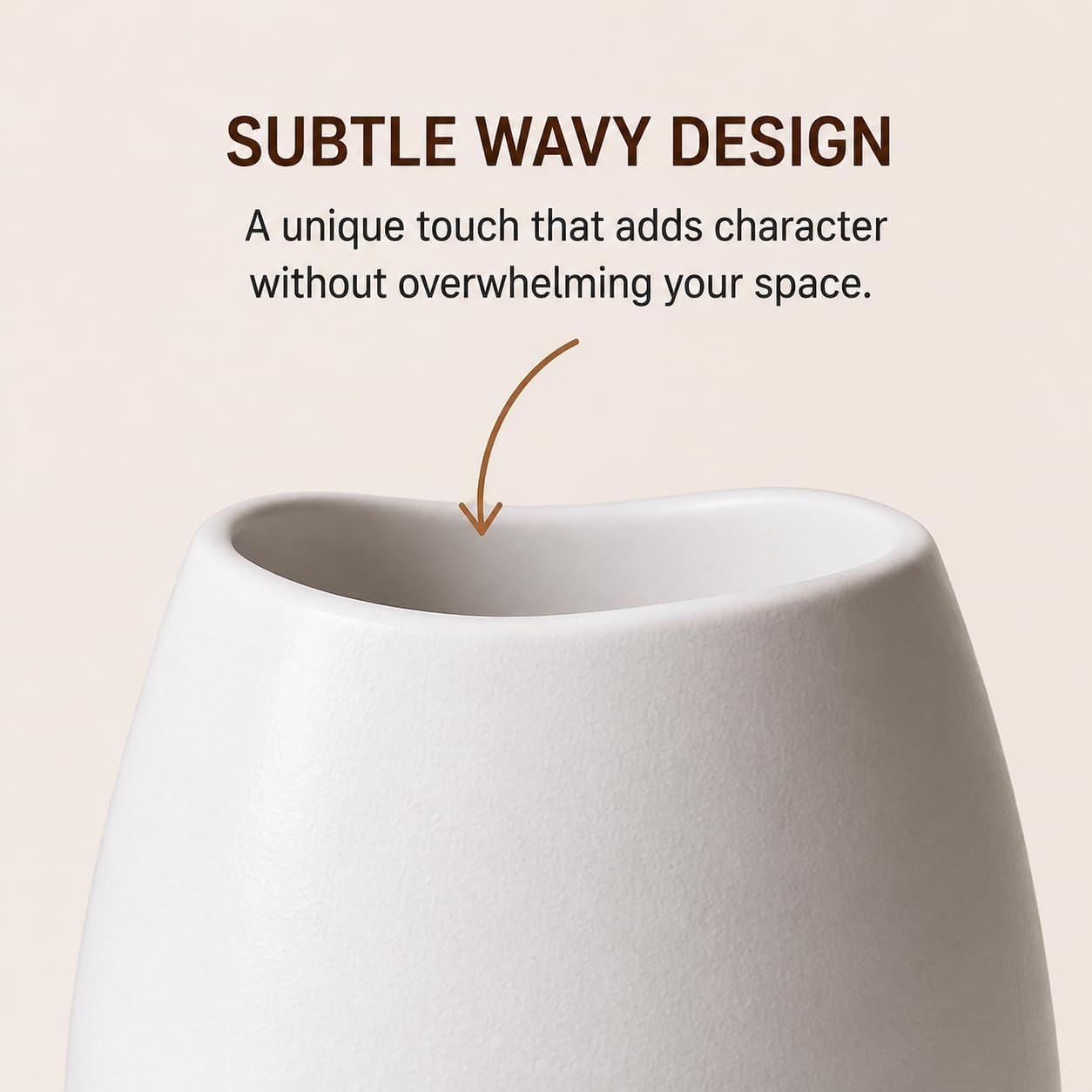 Blueprint Ceramic Vase / Modern Decorative Flower Vase