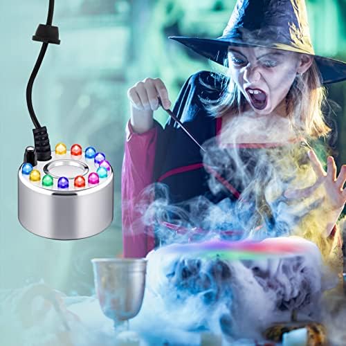 Maitys 2 Pcs Mist Maker Fogger Small Ultrasonic Fog Machine for Cauldron