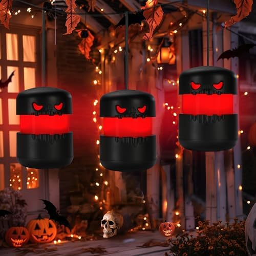 EverBrite 6-Pack Halloween Skull Lantern, Collapsible Camping Lantern