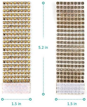 Accmor 100pcs Napkin Rings, Gold Napkin Rings Buckles