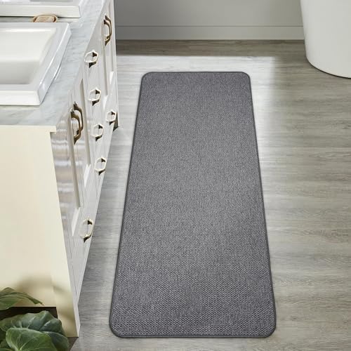 Bath Mat,Ultra Thin Bathroom Runner Rugs,Large Bath Mats for Bathroom,Quick Dry,Non-Slip,Machine Washable,Low Pile,Bath