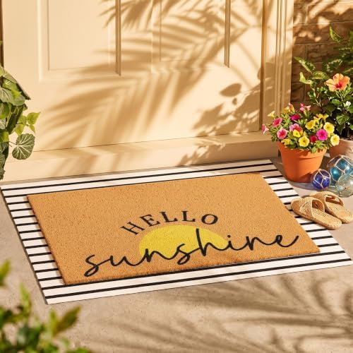Tinideya 2 23.6 X 35.4 Inches Sunshine Yellow Brown