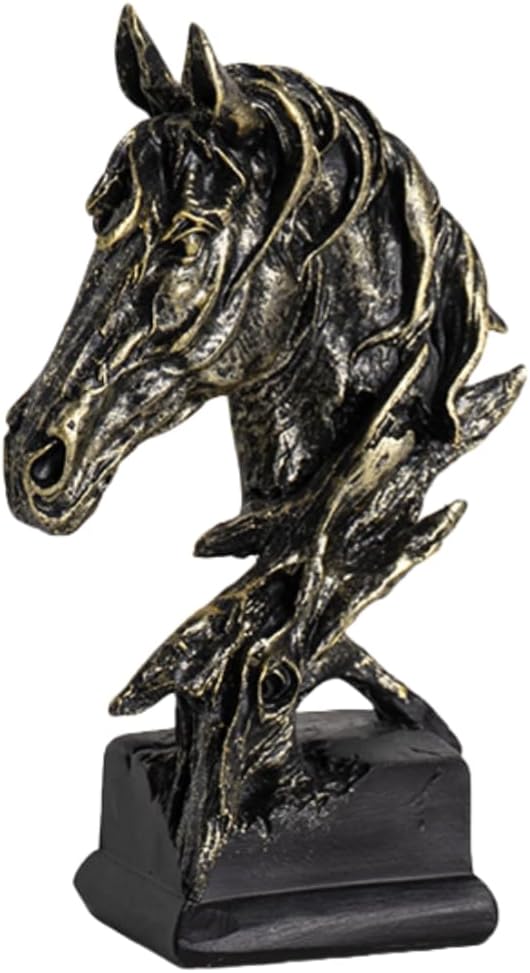 Resin Statue Ornaments / Black / 7.9
